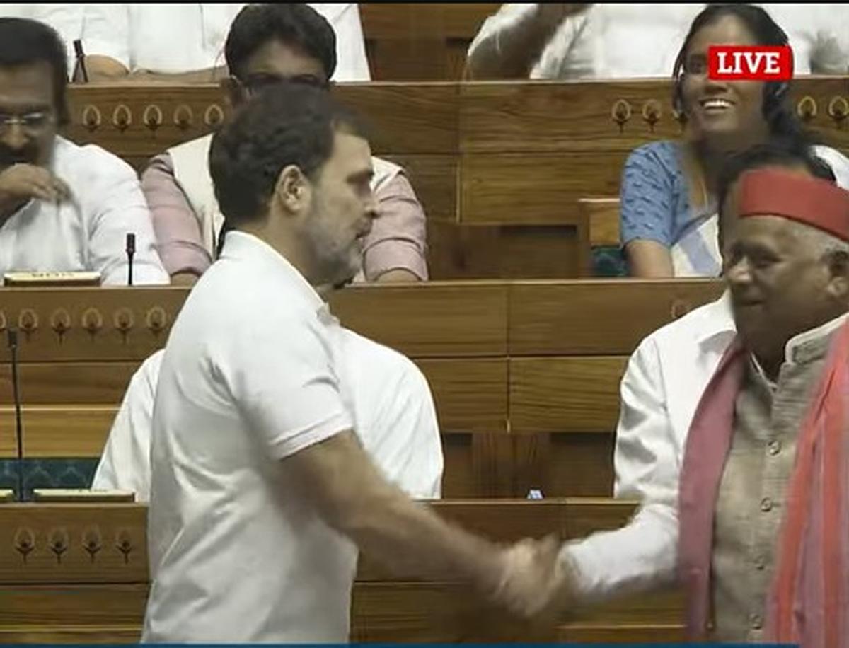 Chaos in Lok Sabha as Rahul Gandhi and Narendra Modi have a direct confrontation